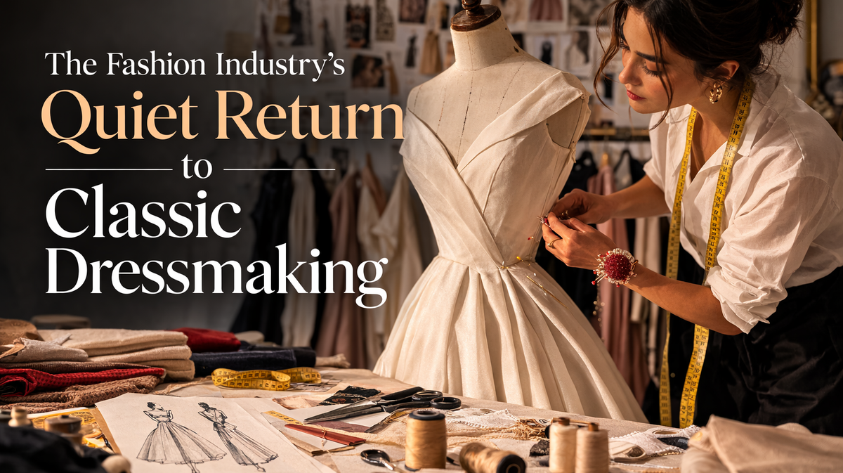 The Fashion Industry’s Quiet Return to Classic Dressmaking