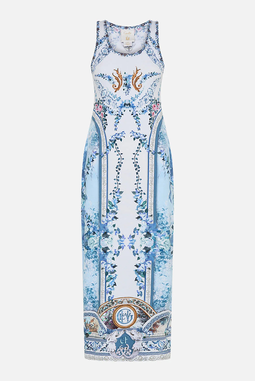 Jersey Scoop Neck Tank Dress - Season of the Siren by Camilla — view 6