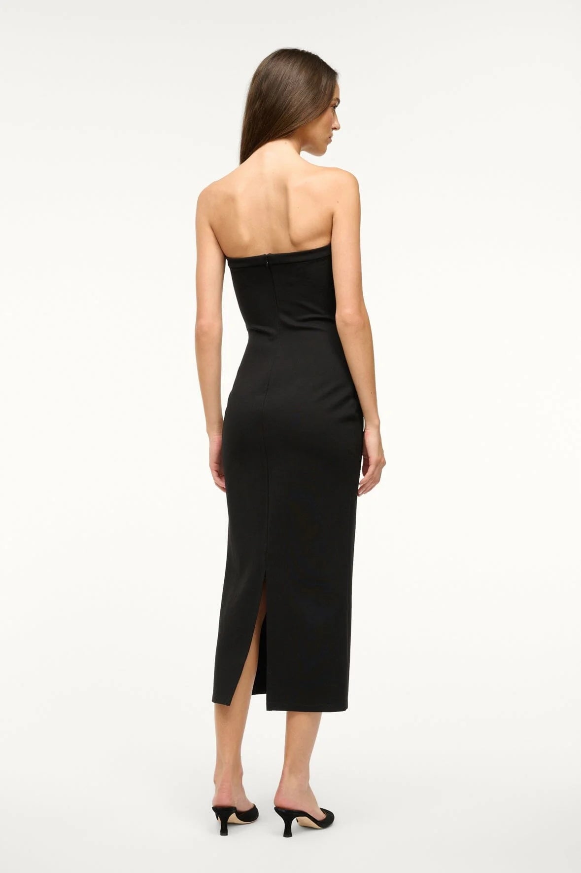 Beekman Dress - Black by STAUD — view 4