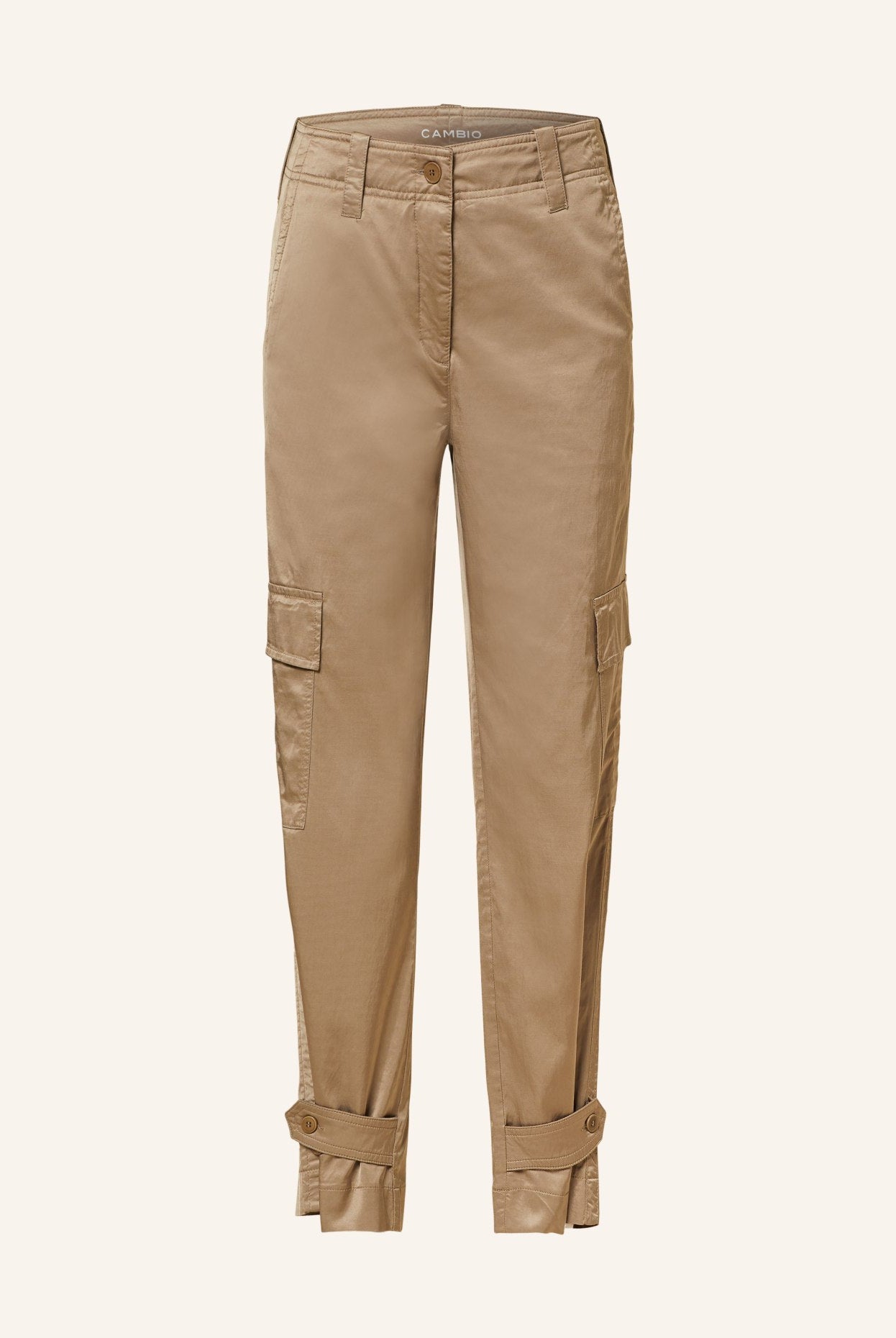 Kalla Cargo Pant - Brown by Cambio — view 5