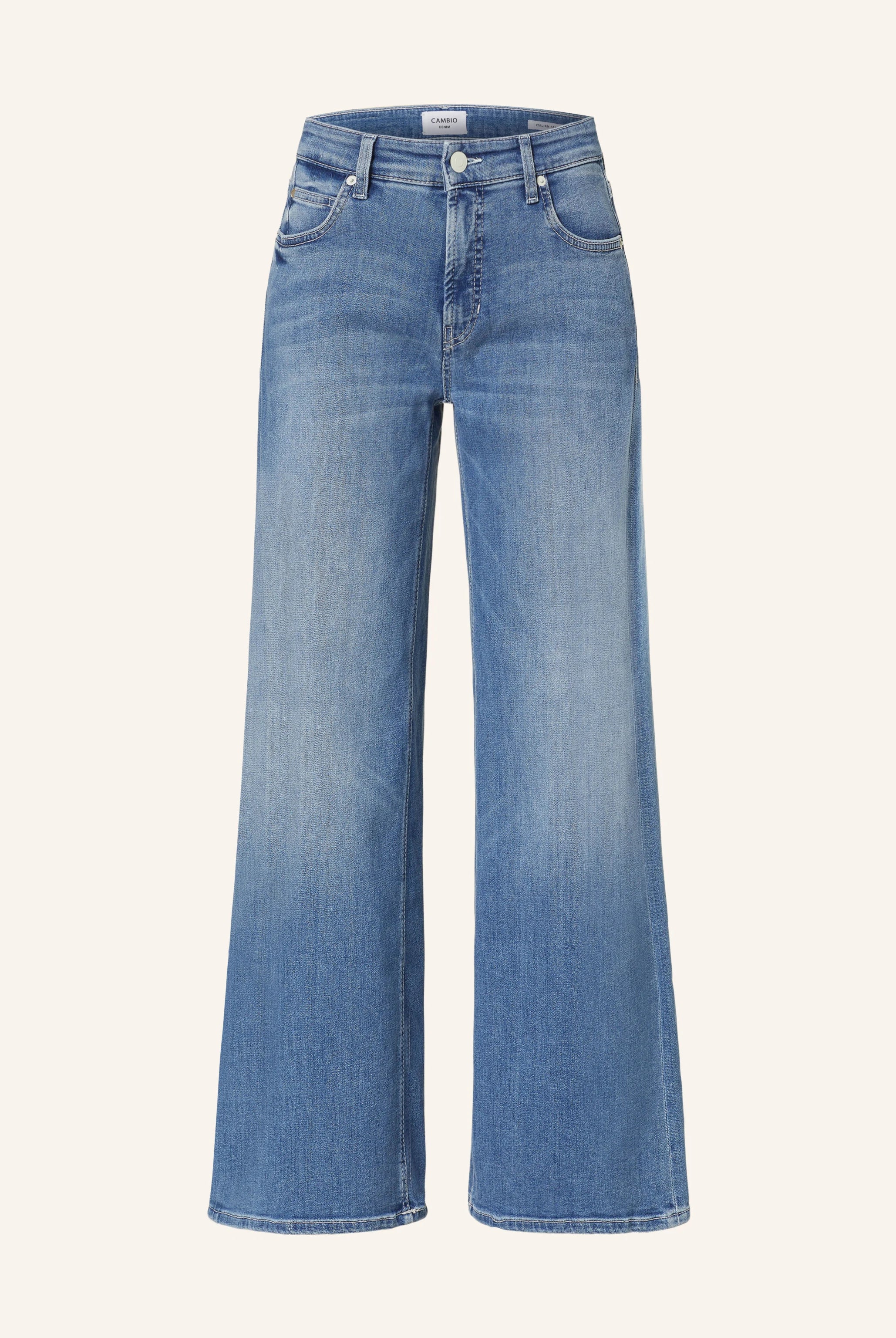 Palazzo Flare Jeans - Mid by Cambio — view 7