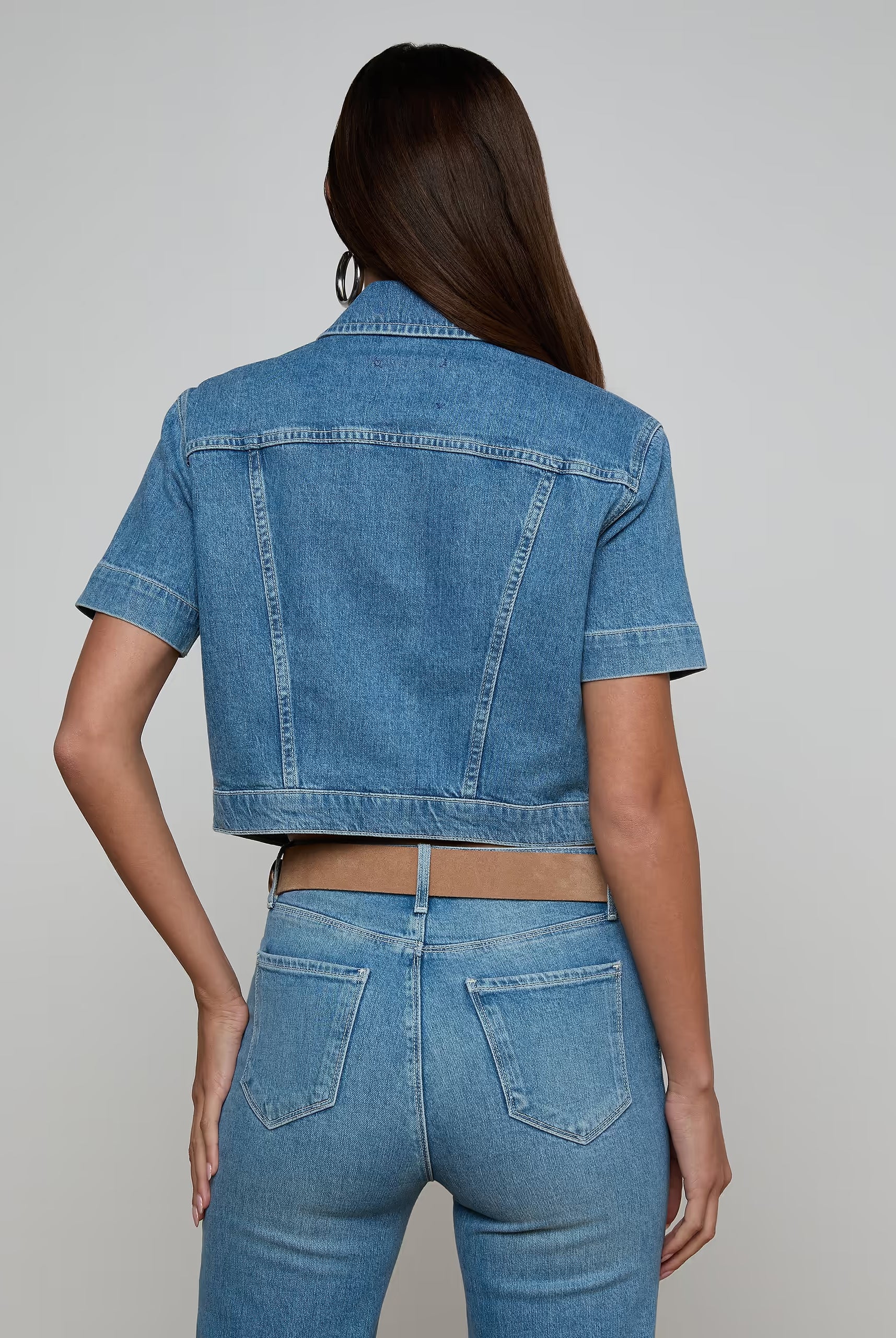 Kirstie Jean Shirt Jacket - Calabasas by L'agence — view 3