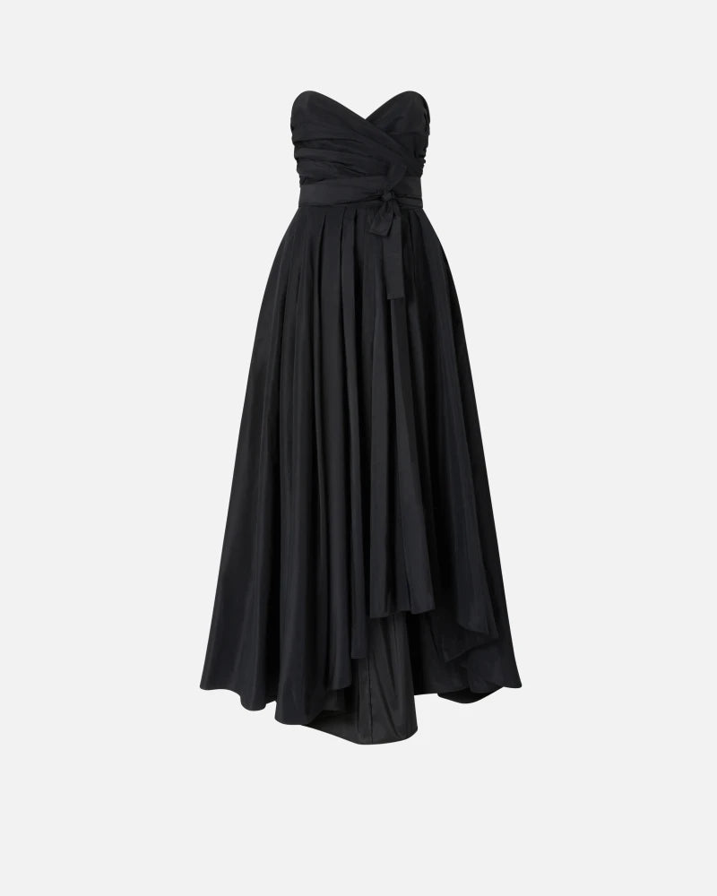 Taffete Sweetheart Neckline - Black by Pinko — view 3