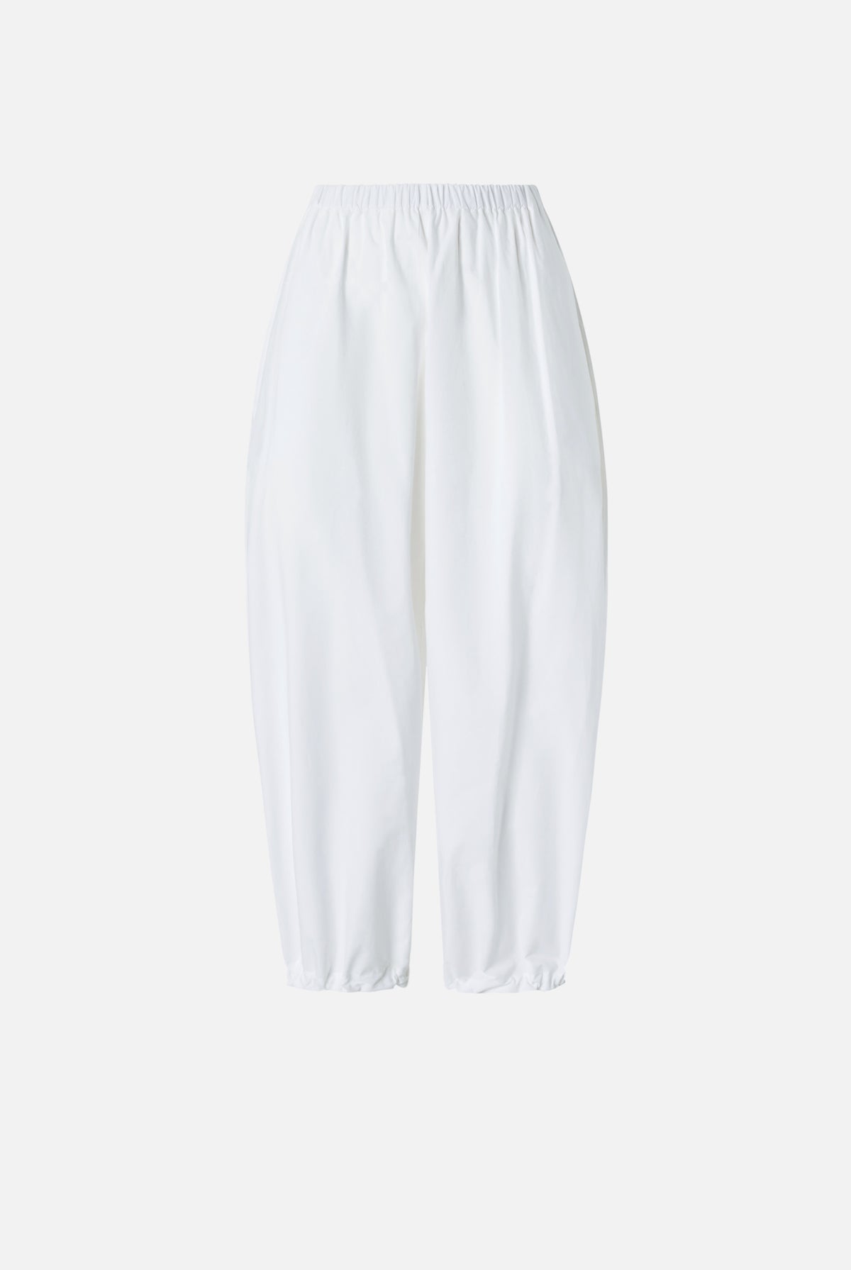 Lightweight Balloon Drawstring Trousers - White by Pinko — view 5