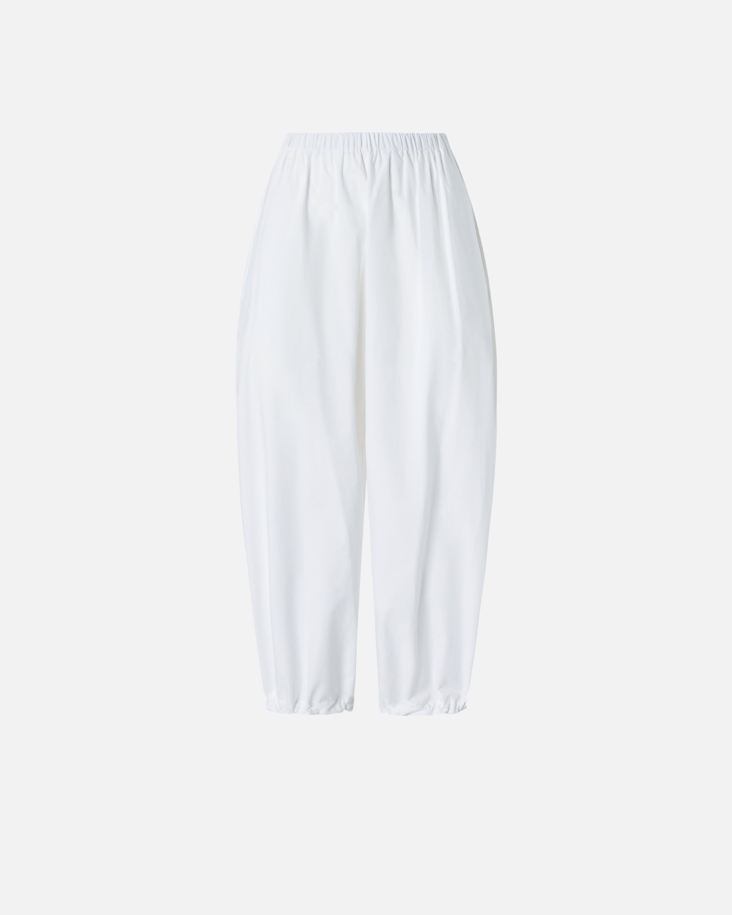 Lightweight Balloon Drawstring Trousers - White by Pinko — view 5