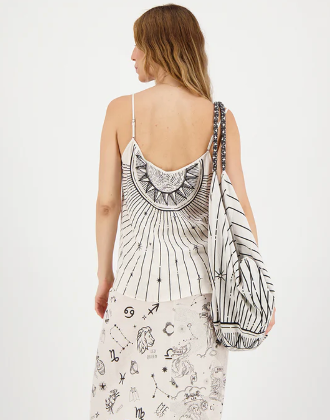 Angelique Printed Camisole - Zodiac by Me369 — alternate view