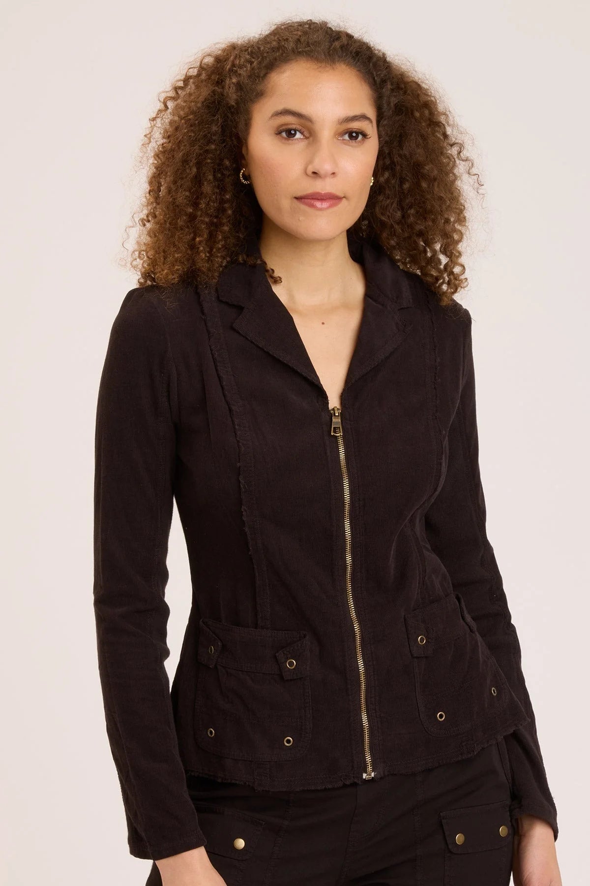 Cord Raphael Blazer - Black by XCVI | 25 South Boutiques