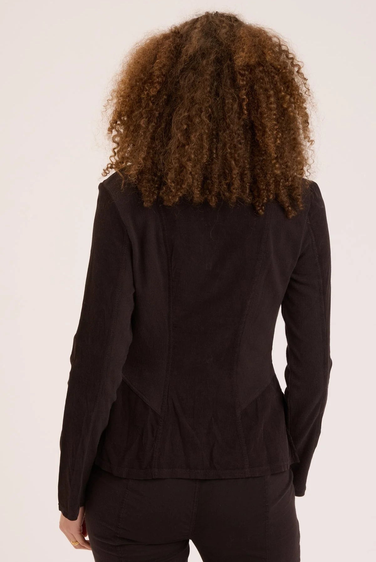 Cord Raphael Blazer - Black by XCVI — view 3