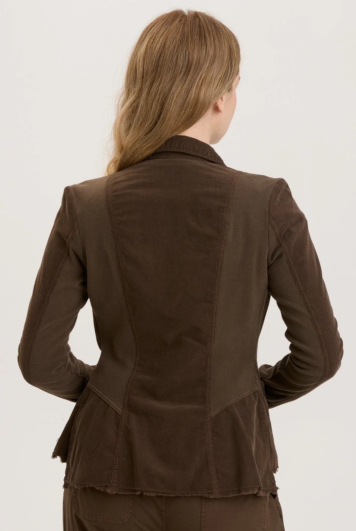 Cord Raphael Blazer - Boxwood Pigment by XCVI — view 3