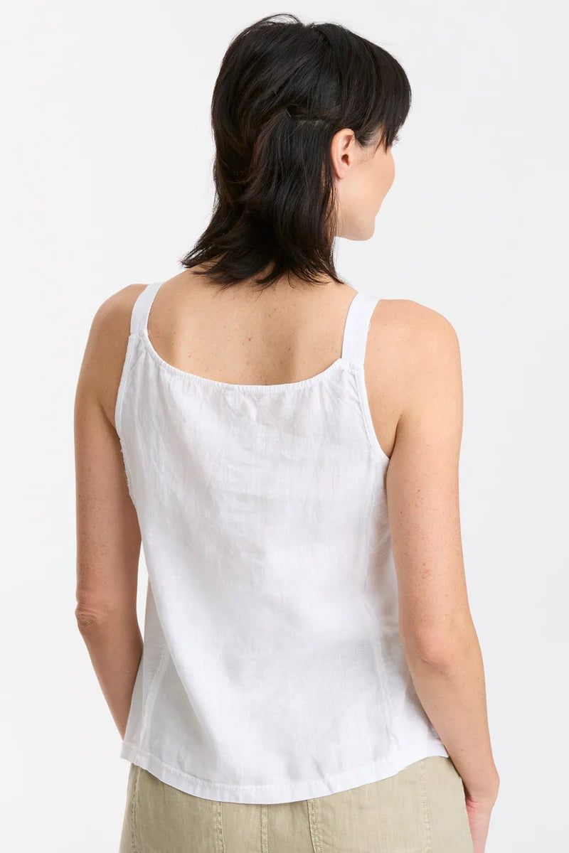 Kiesten Tank - White by XCVI — alternate view