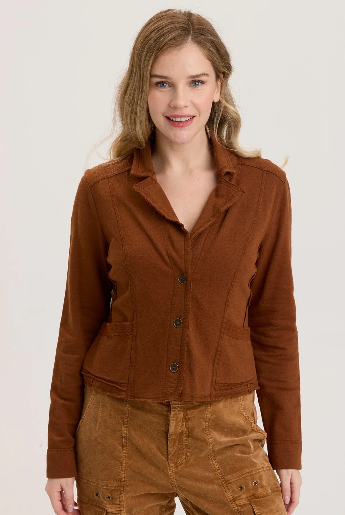 Damia Blazer - Russet Pigment by XCVI | 25 South Boutiques