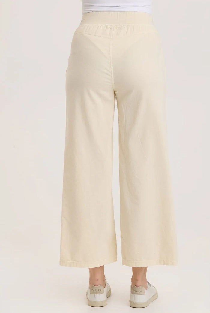 Jolene Wide Leg - Toasted Almond by XCVI — view 3