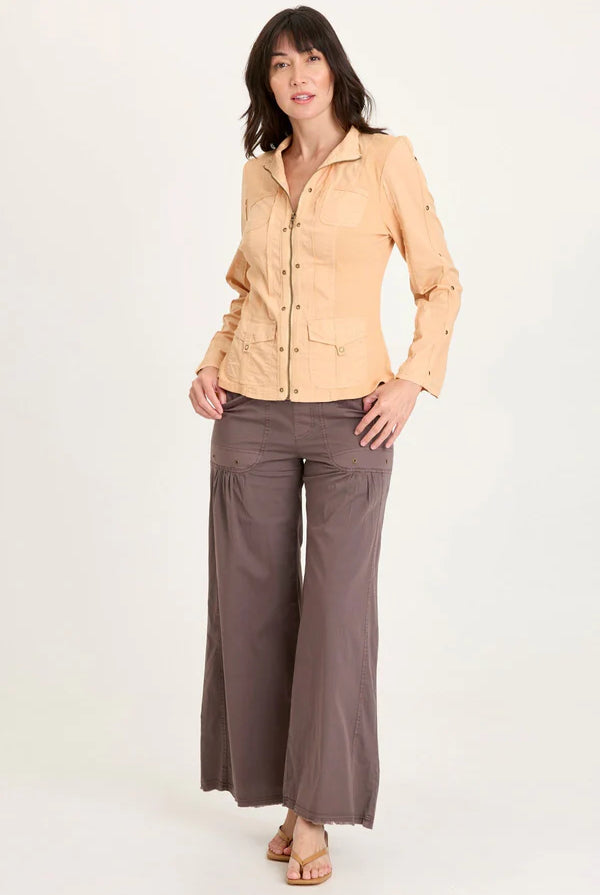 Brently Poplin Wide Leg Pant - Virtuoso Pigment by XCVI | 25 South Boutiques