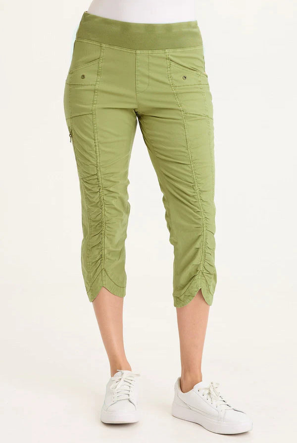 Iris Crop Pant - Garnish Pigment by XCVI — alternate view