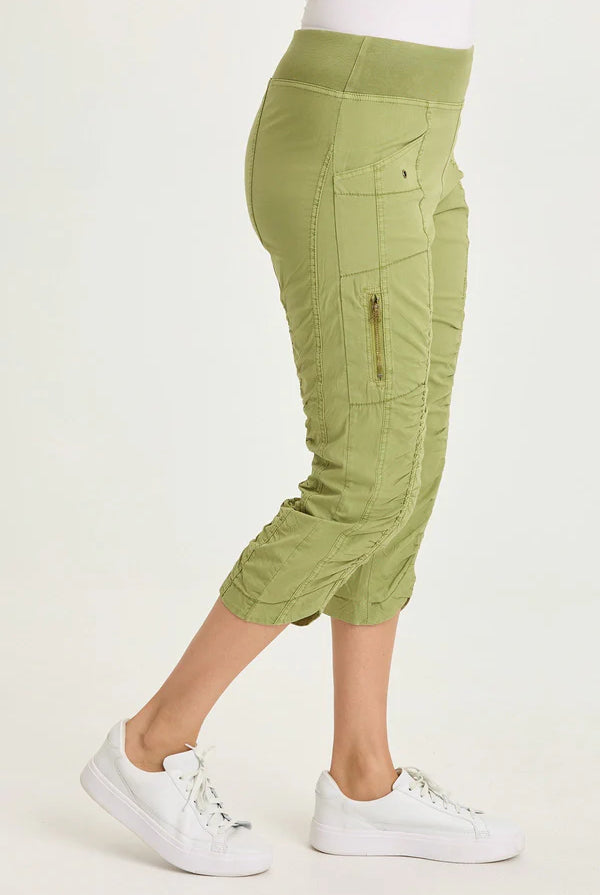 Iris Crop Pant - Garnish Pigment by XCVI — view 3