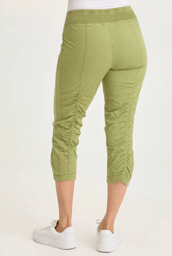 Iris Crop Pant - Garnish Pigment by XCVI — view 4