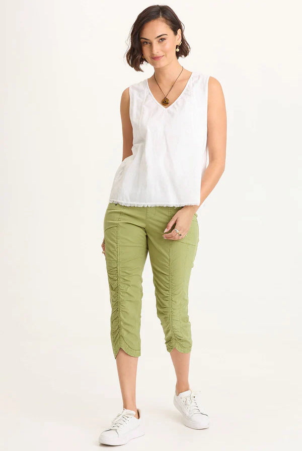 Iris Crop Pant - Garnish Pigment by XCVI | 25 South Boutiques