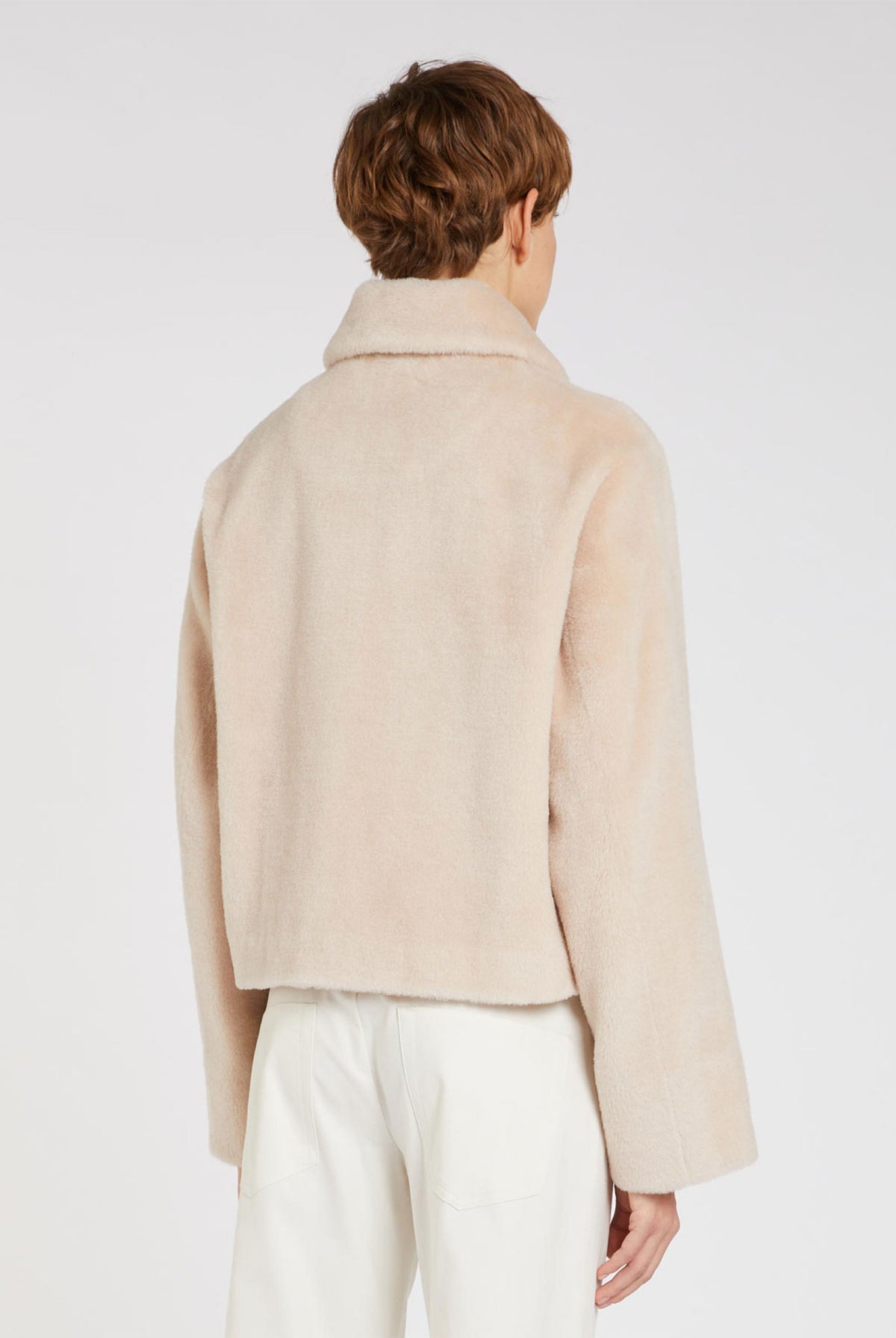 Sbotto Faux Fur Coat - Pearl by Marella — alternate view