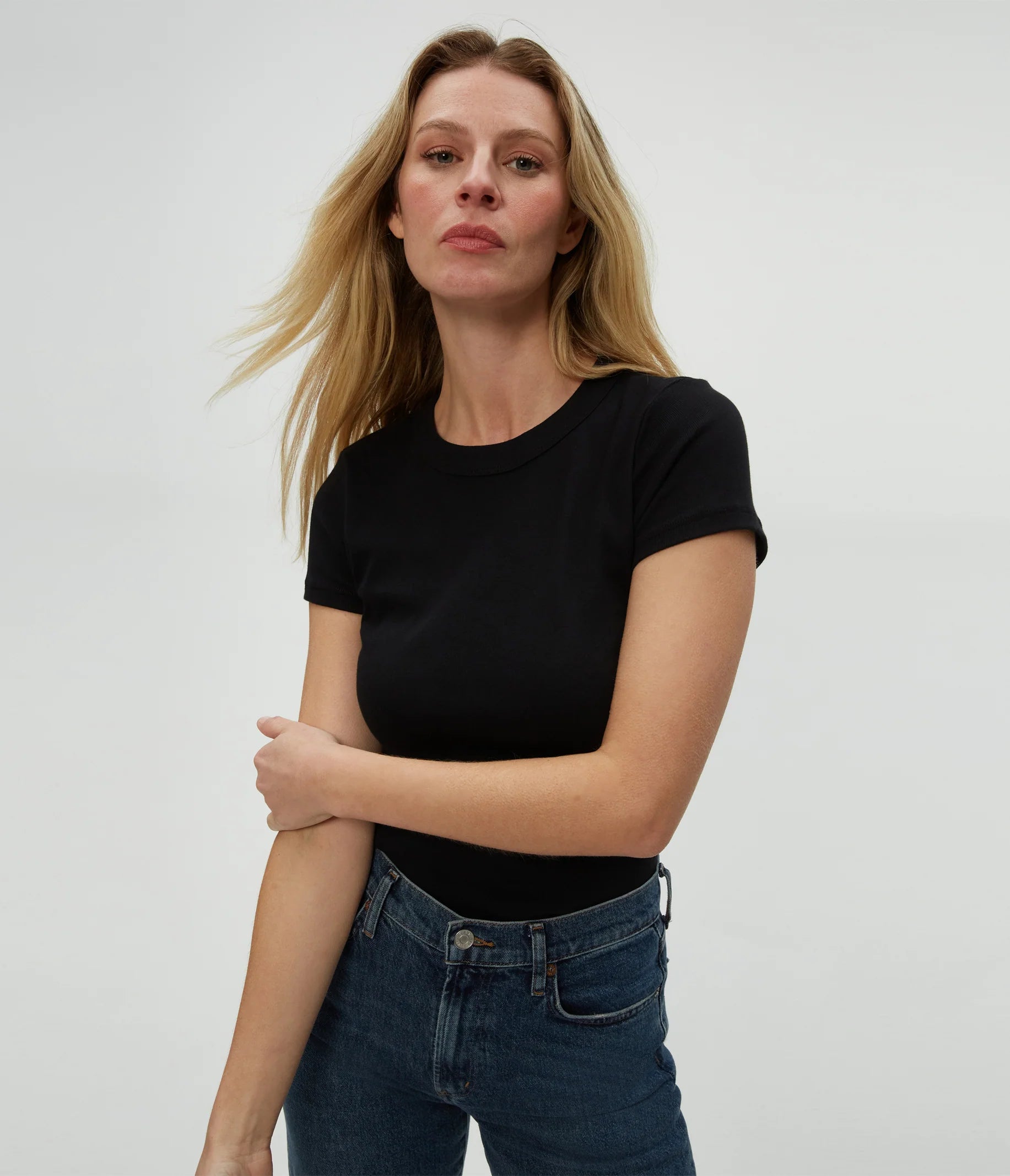Lexy Tee - Black by Michael Stars | 25 South Boutiques