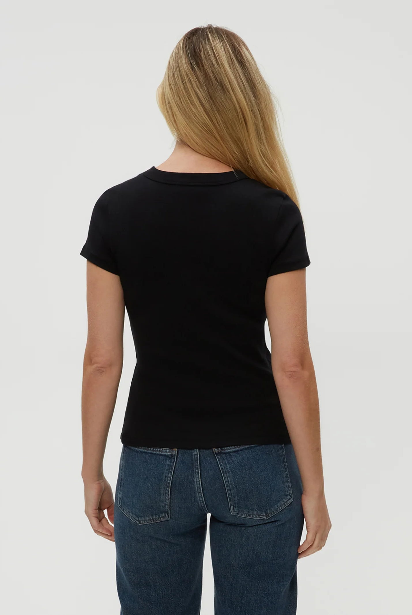Lexy Tee - Black by Michael Stars — view 4