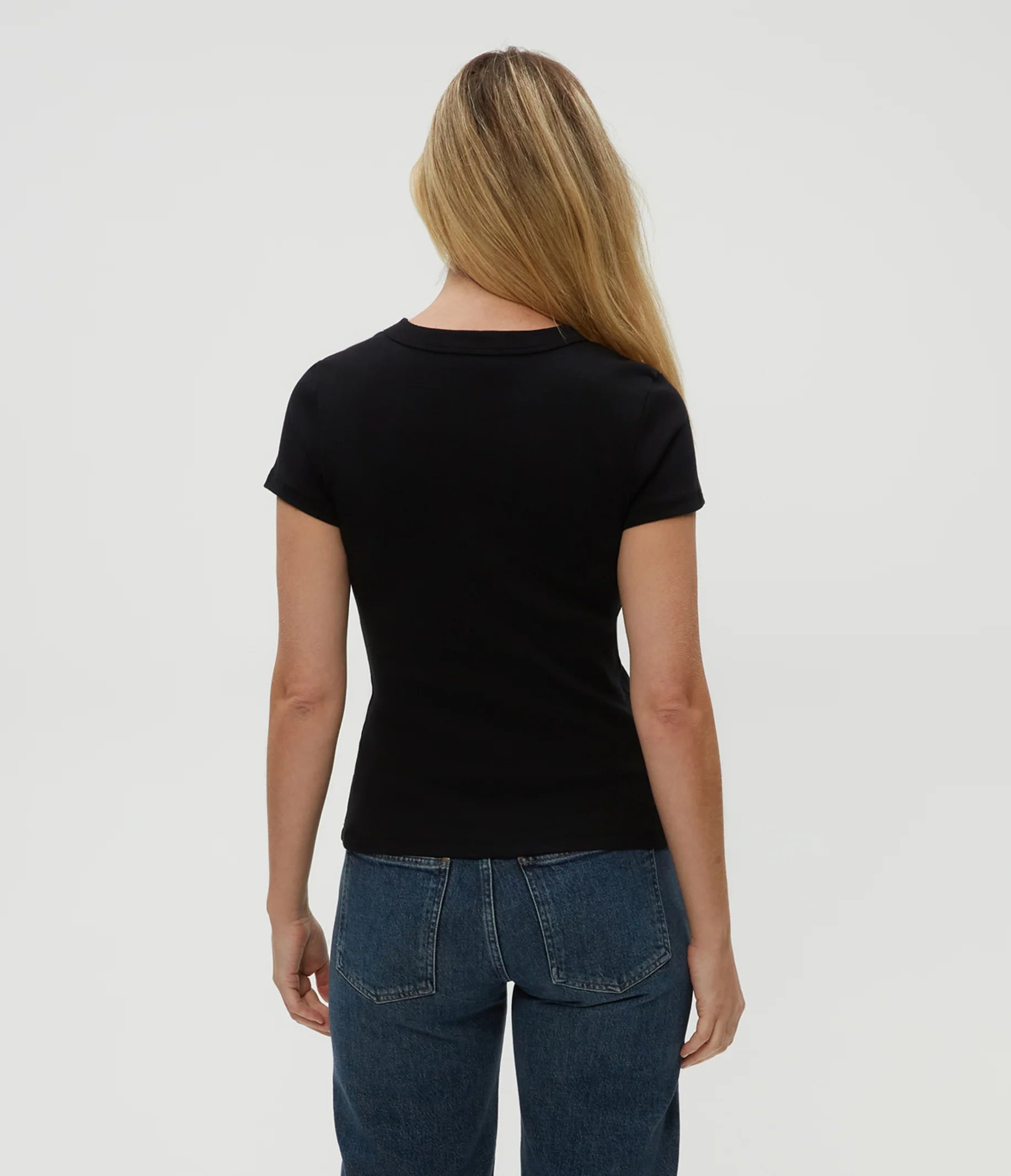 Lexy Tee - Black by Michael Stars — view 4