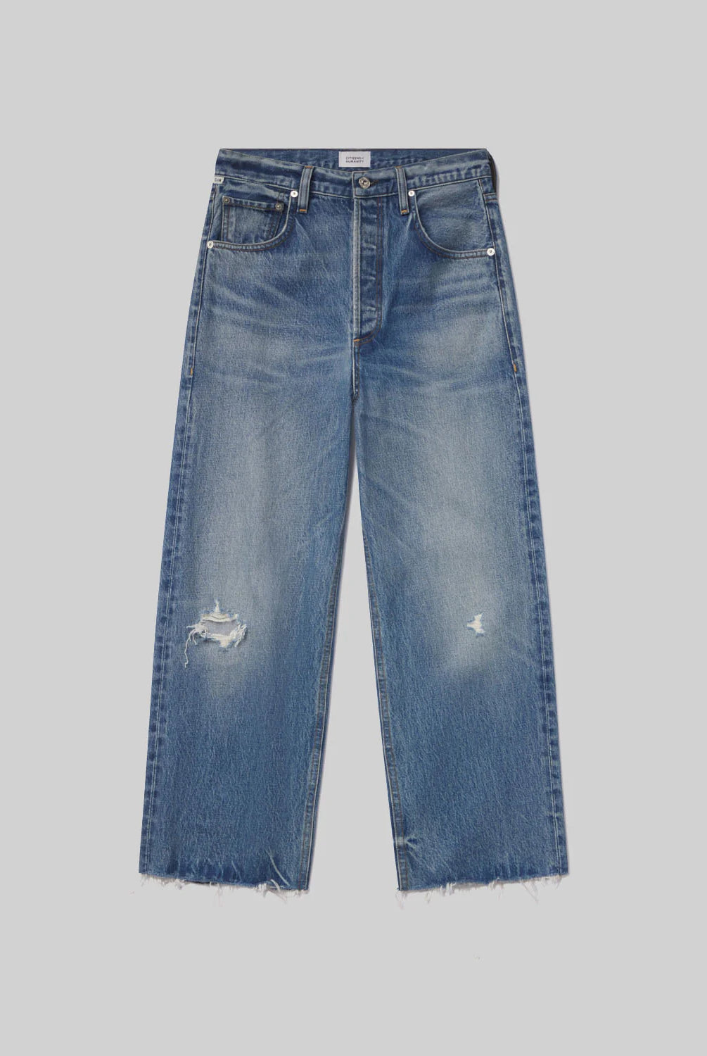 Ayla Raw Hem Crop - Solano by Citizens of Humanity — view 5