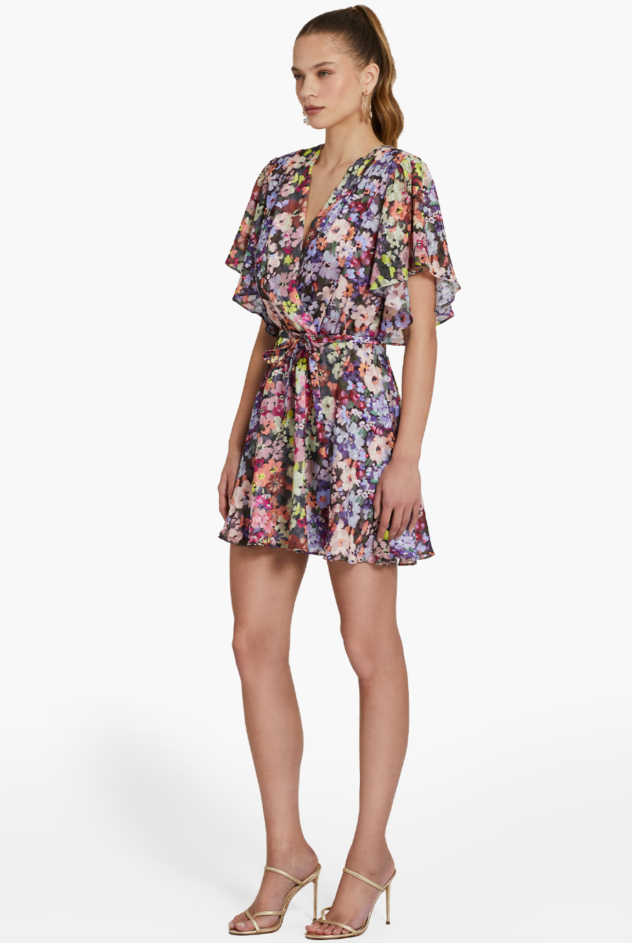Lucretia Dress - Zahra Fleur Print by Amanda Uprichard — view 3