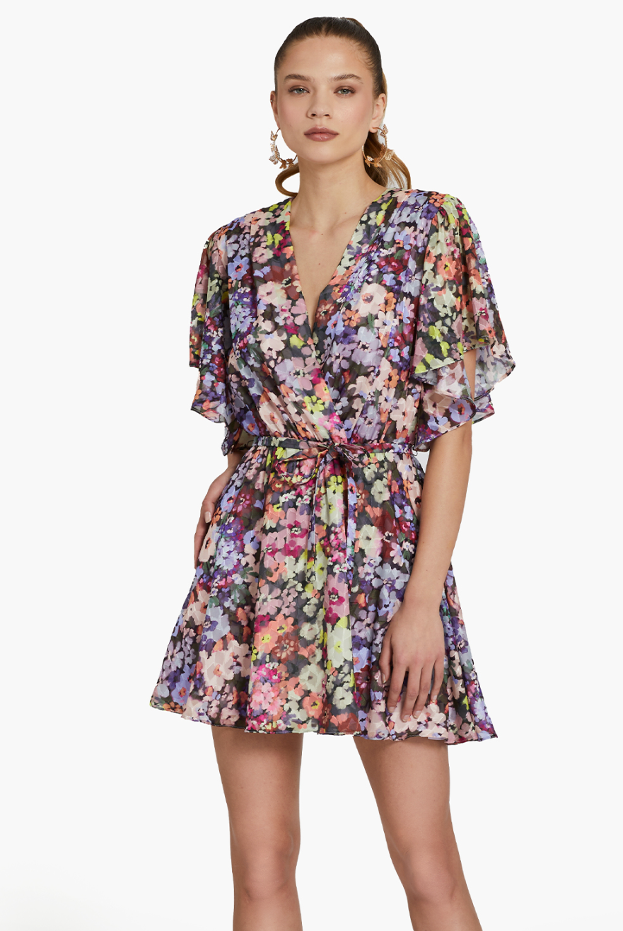 Lucretia Dress - Zahra Fleur Print by Amanda Uprichard — alternate view