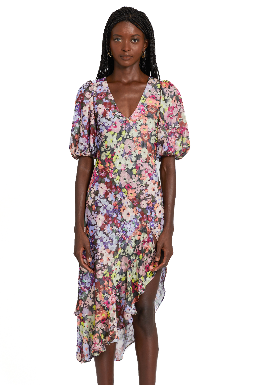 Glenna Dress - Zahra Fleur Print by Amanda Uprichard — alternate view