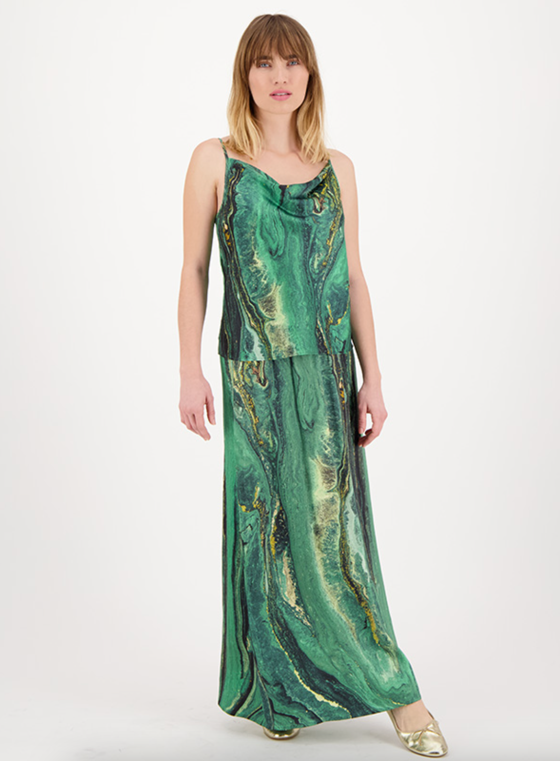 Anika Skirt - Jade Gold by Me369 | 25 South Boutiques