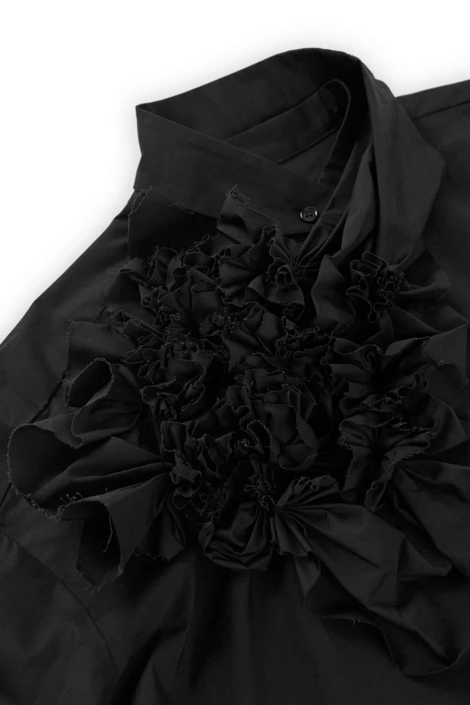 Lateral Bloom Shirt - Black by Psophia — view 7