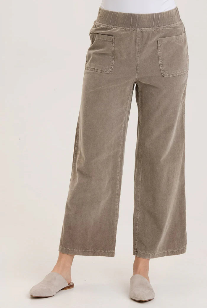 Jolene Wide Leg - Distress Wash Java by XCVI | 25 South Boutiques