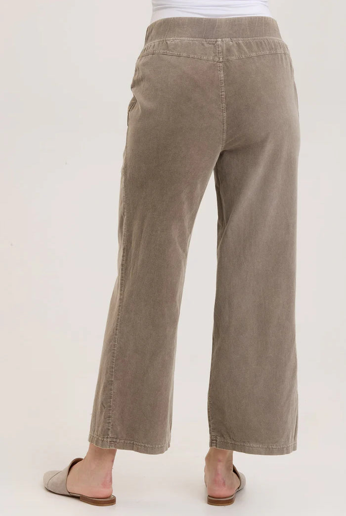 Jolene Wide Leg - Distress Wash Java by XCVI — view 3