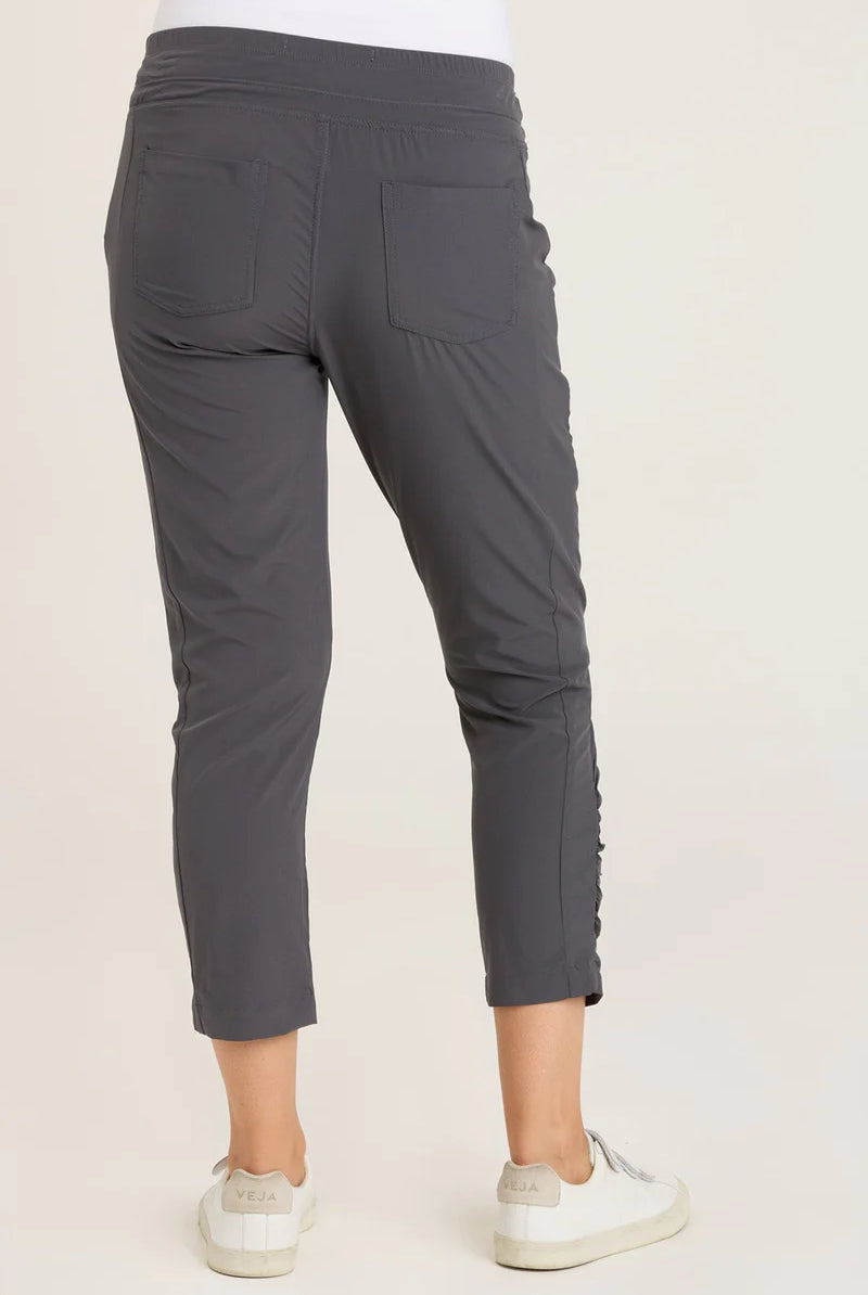 Aksana Legging - Charcoal by XCVI — view 3
