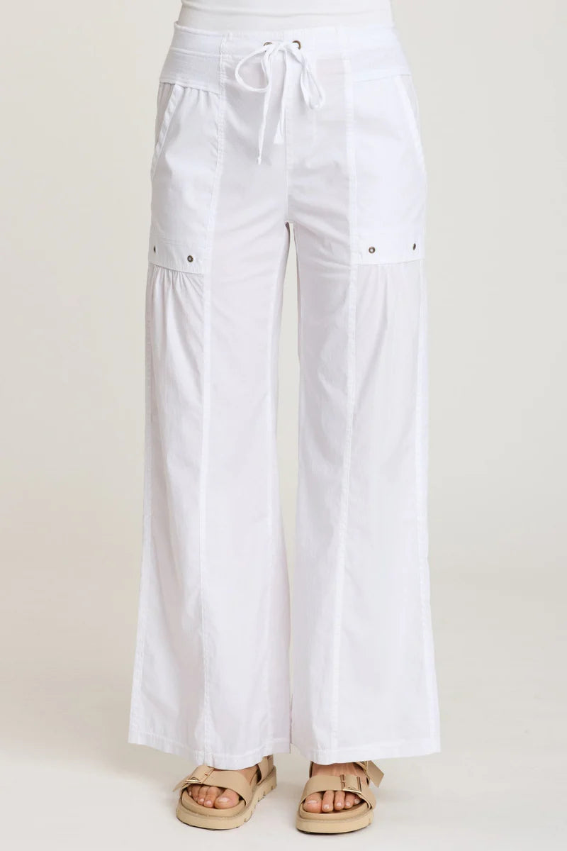 Nisha Wide Leg - White by XCVI | 25 South Boutiques