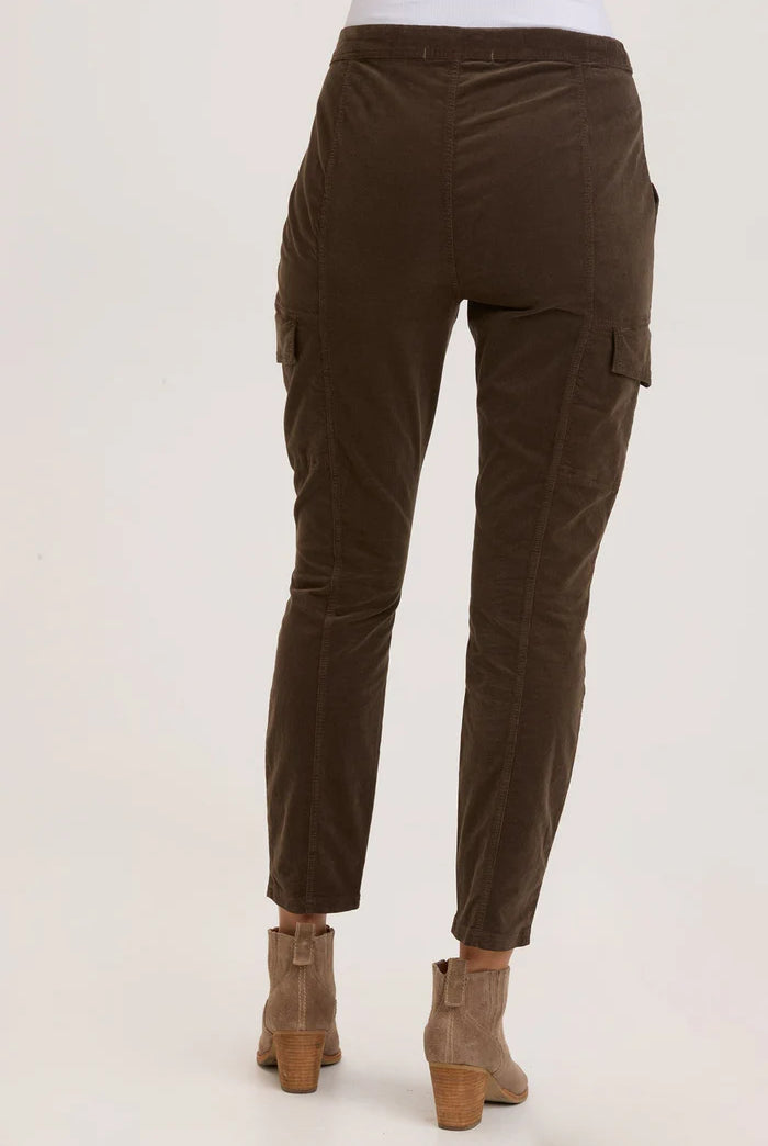Cord Timberline Legging - Boxwood Pigment by XCVI — view 3