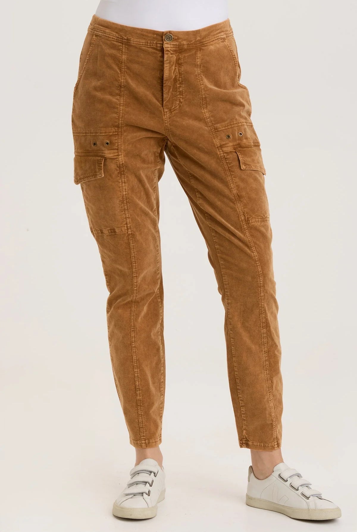 Cord Timberline Legging - Distress Wash Copper by XCVI | 25 South Boutiques