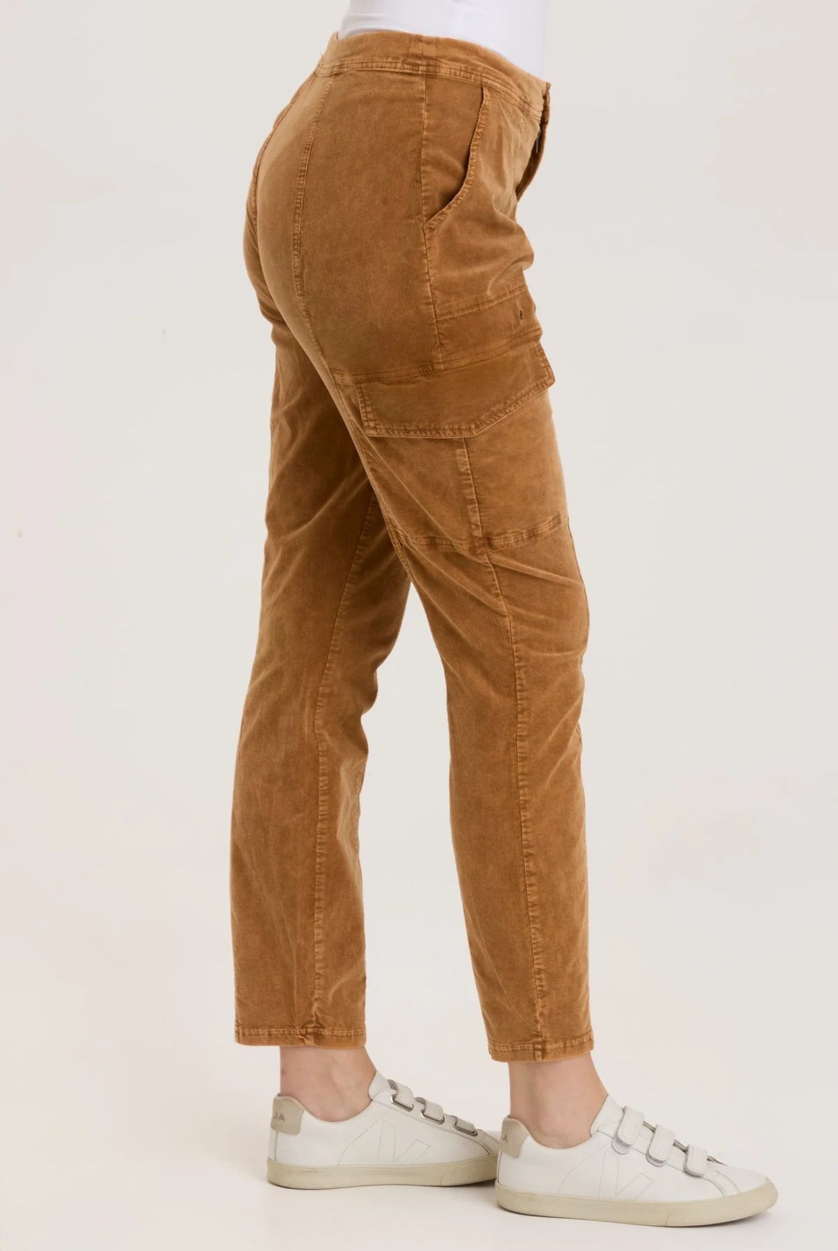 Cord Timberline Legging - Distress Wash Copper by XCVI — alternate view