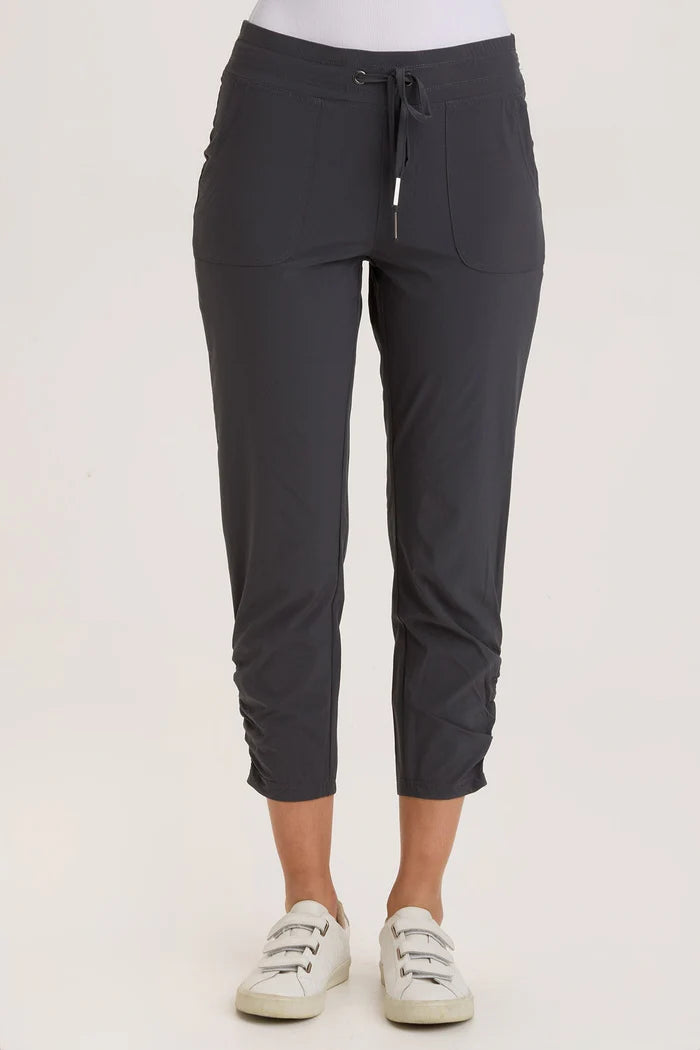 Lyan Active Pant - Charcoal by XCVI | 25 South Boutiques