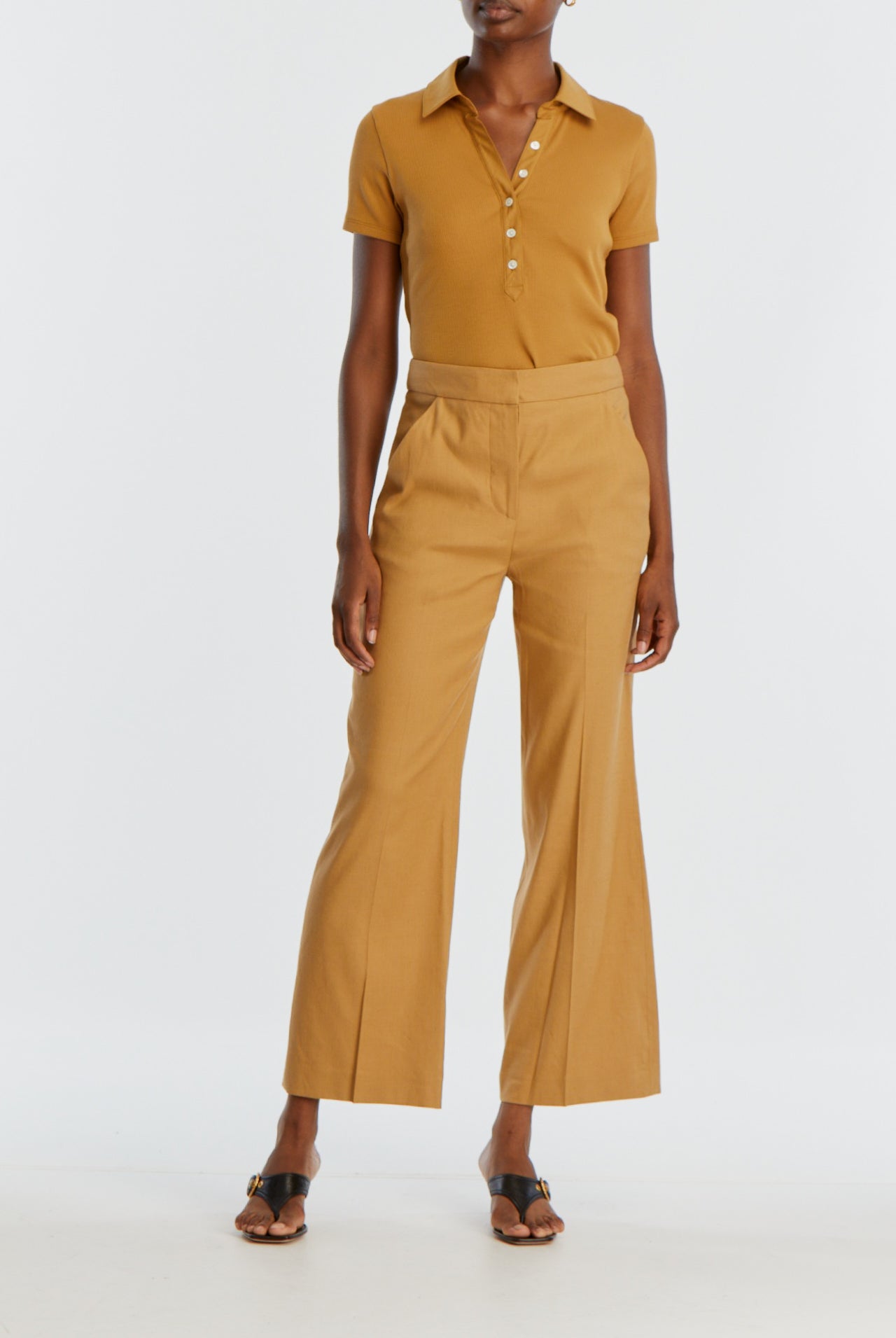 Brixton Pant - Desert Khaki by Veronica Beard | 25 South Boutiques