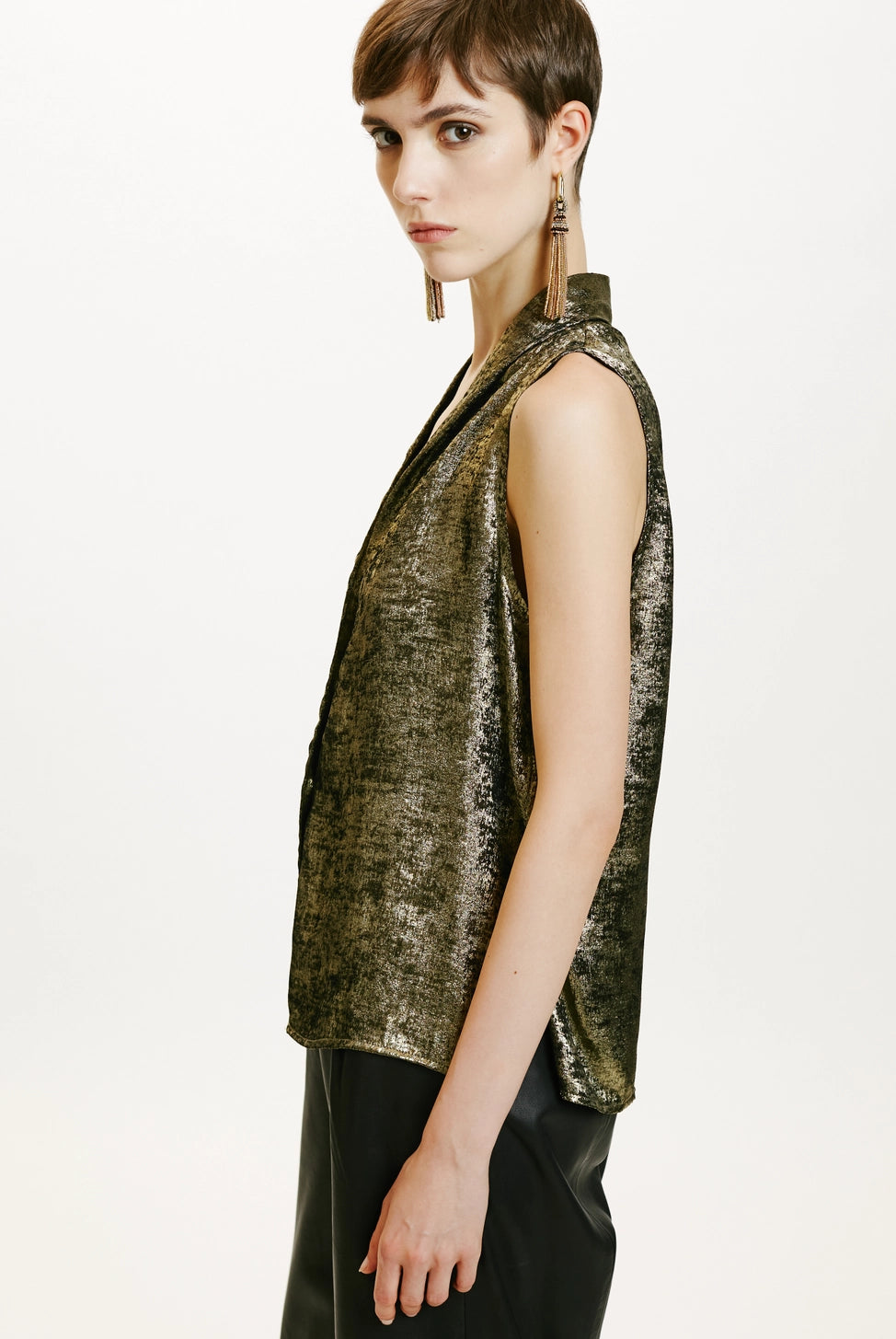 Kiri Top - Dark Gold by Momonì — alternate view