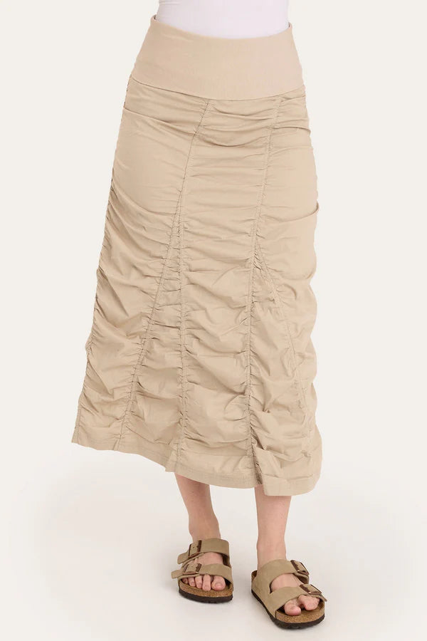 Gored Peasant Skirt - Sand by XCVI | 25 South Boutiques
