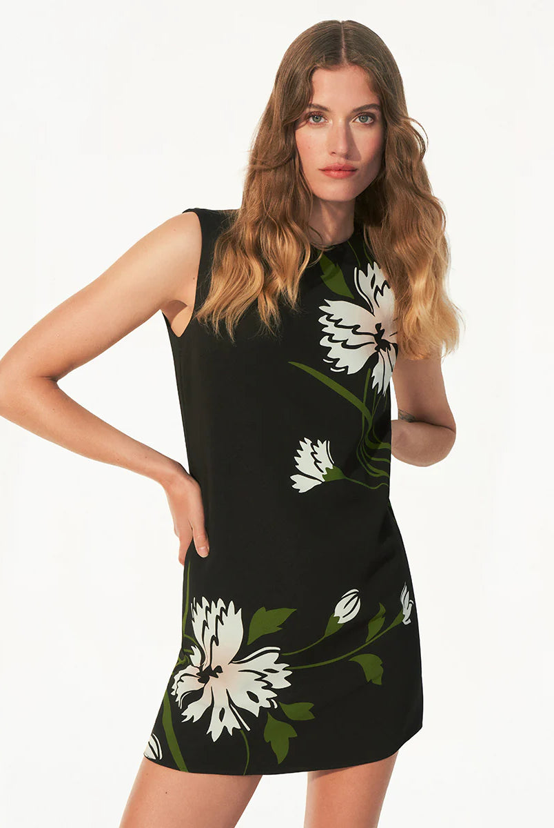 Cromwell Shift Dress - Black Multi by Veronica Beard — view 5