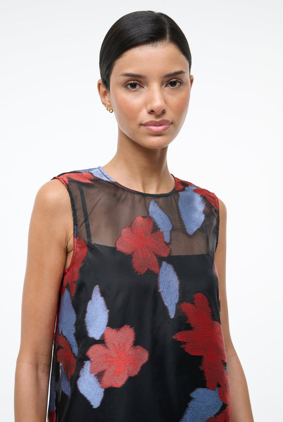 Brea Dress - Night Garden by STAUD — view 3