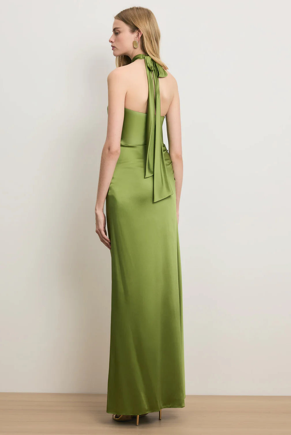 Izaren Halter Maxi Dress - Cactus by Veronica Beard — view 3
