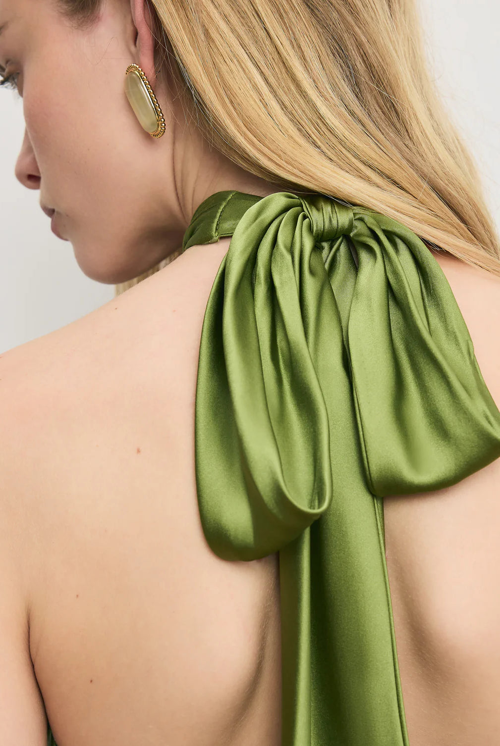 Izaren Halter Maxi Dress - Cactus by Veronica Beard — view 4