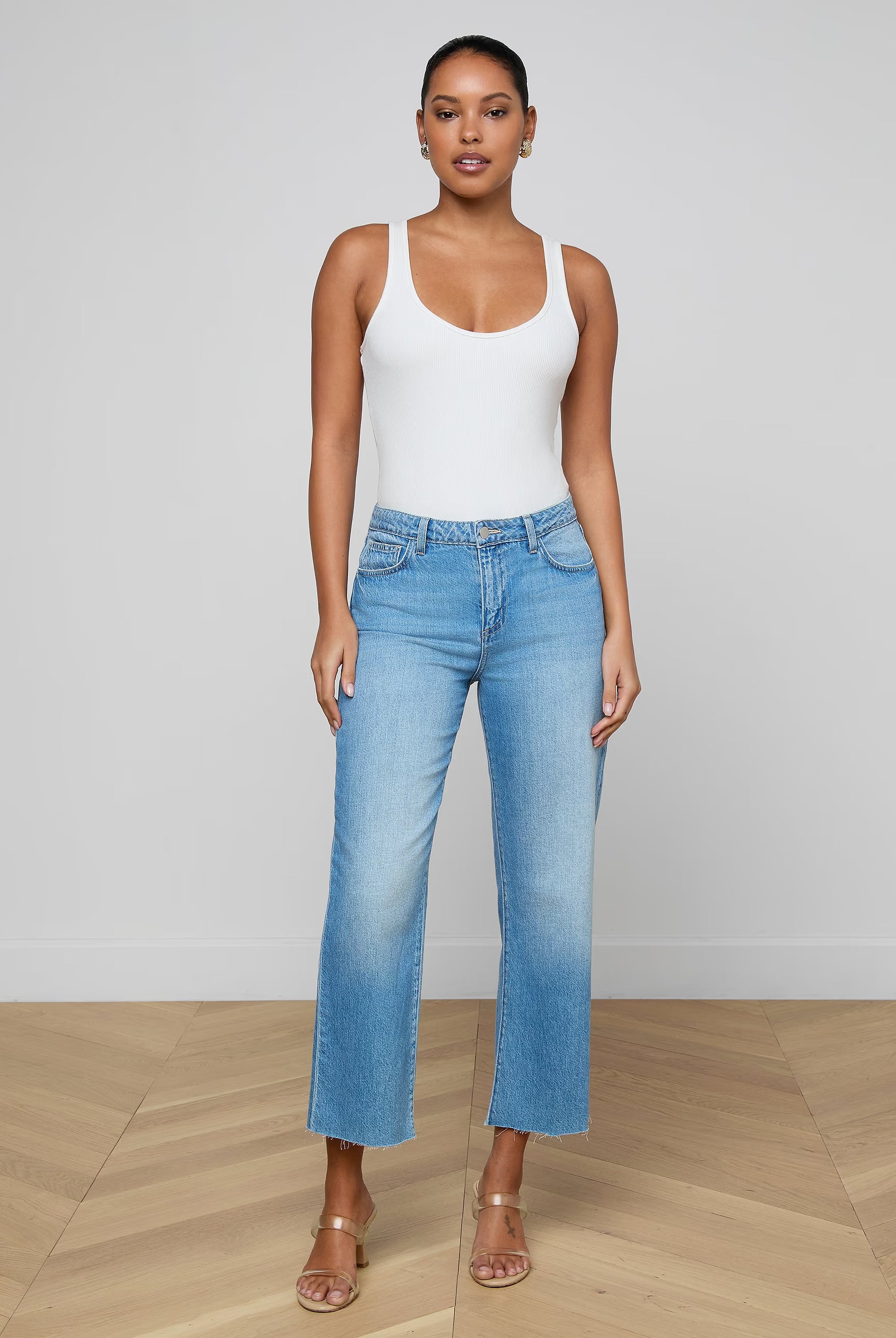Wanda Cropped Wide Leg Jean - Anaheim by L'agence | 25 South Boutiques