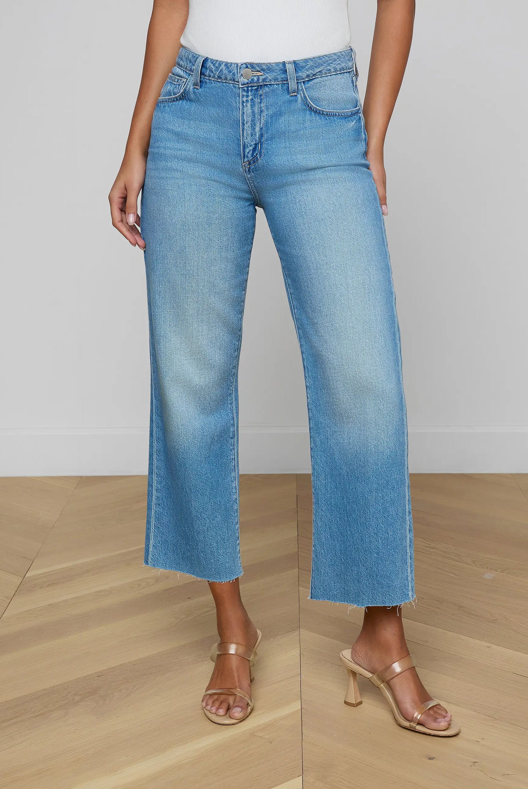 Wanda Cropped Wide Leg Jean - Anaheim by L'agence — alternate view