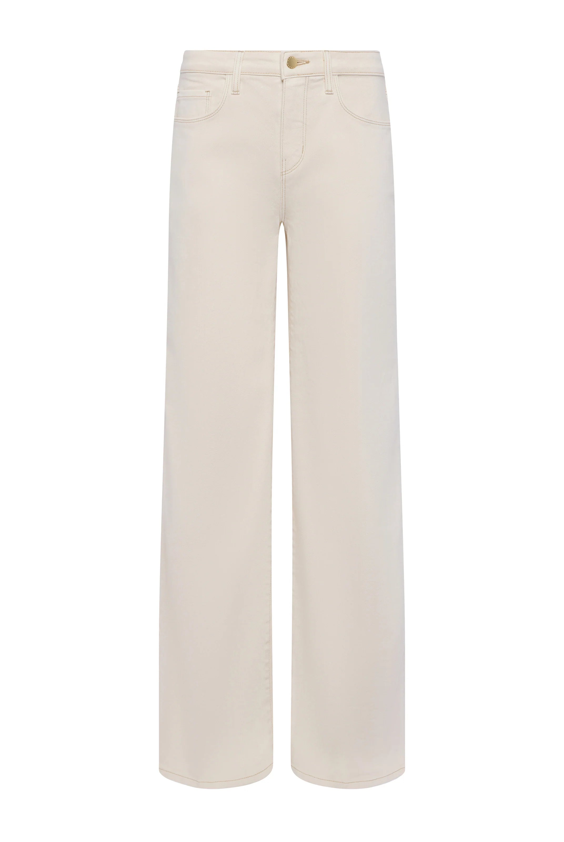 Alicent Wide Leg Jean - Macadamia by L'agence — view 5