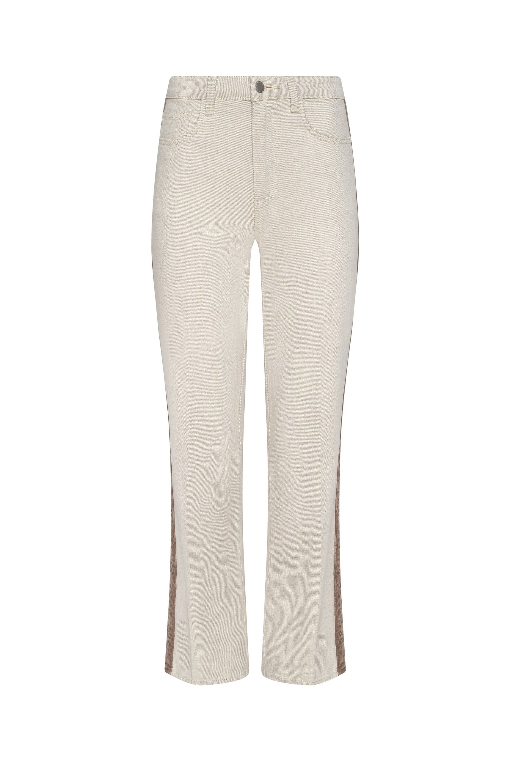 Jones Stovepipe Jean - Desert Tan / Taupe by L'agence — view 6